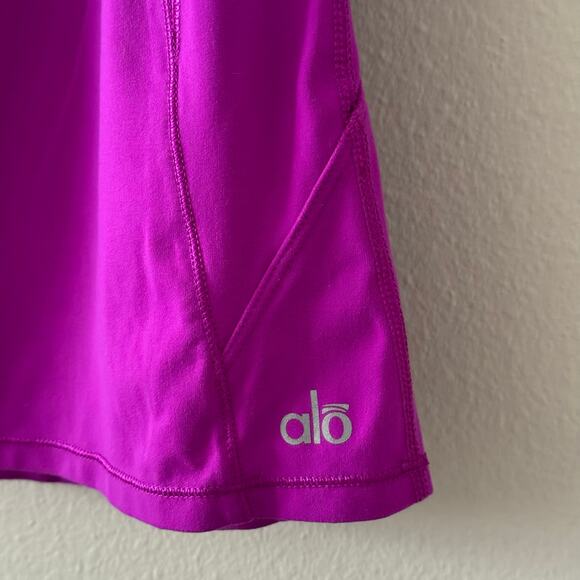 Alo Coolfit Racerback Tank Top Purple Gray Size XS - Picture 4 of 12